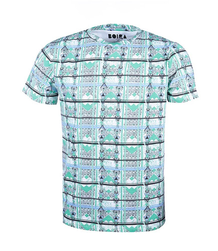 Boiga green aztec - green, t-shirt
