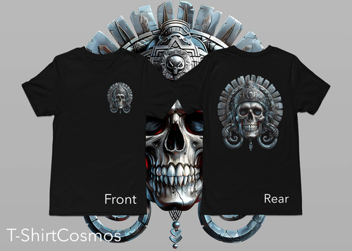 Aztec stone skull dia los - aztec, de