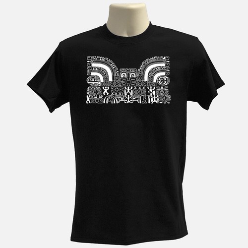 Ancient tribal pattern shirt - t,
