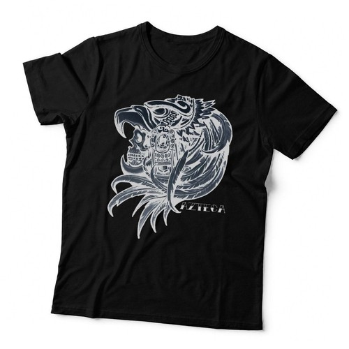 Aztec skull shirt calabera - aztec,