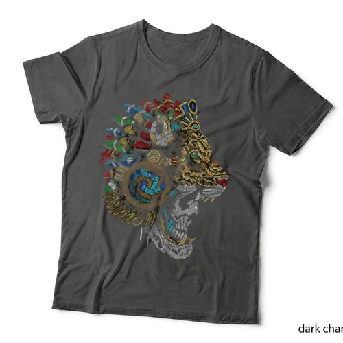 Aztec skull jaguar warrior - aztec,