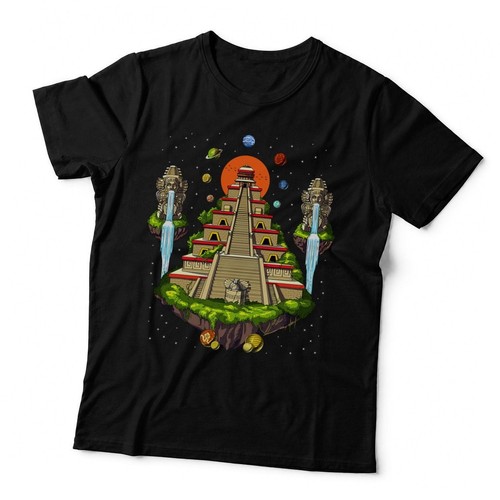 Space aztec pyramid - aztec,