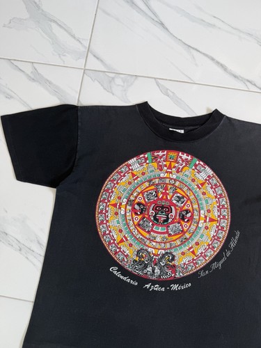 Vintage 1990s aztec - aztec, calendar