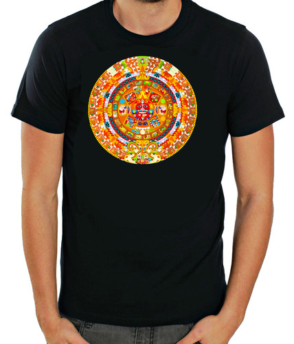 Aztec sun stone symbol - stone,, short