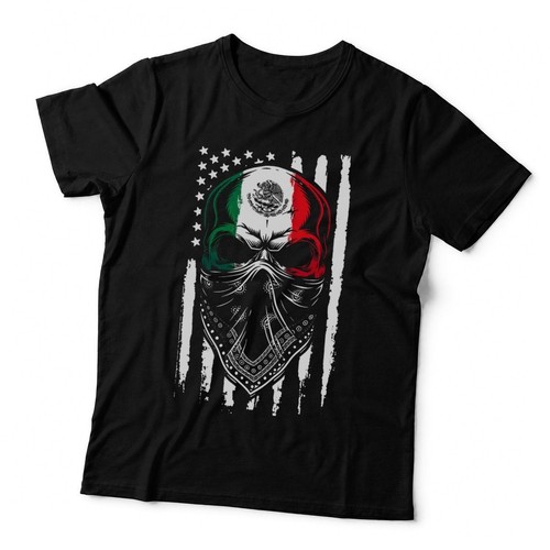 Skull patriotic mexican - skull,